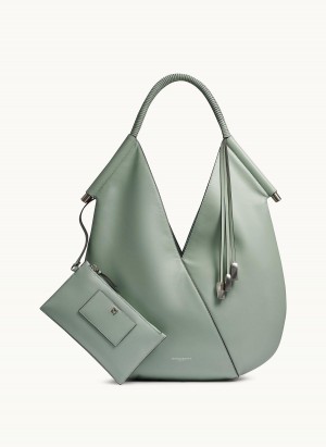 Bolsa de Hombro Donna Karan Baldwin Large Verde | Ecuador_DK76352