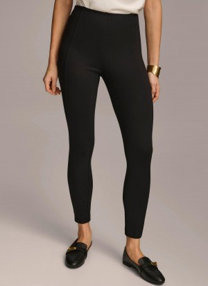 Pantalon Donna Karan Flaco Leg Negras | Ecuador_DK54816