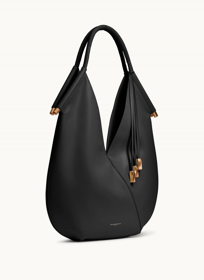 Bolsa de Hombro Donna Karan Baldwin Large Negras | Ecuador_DK69558