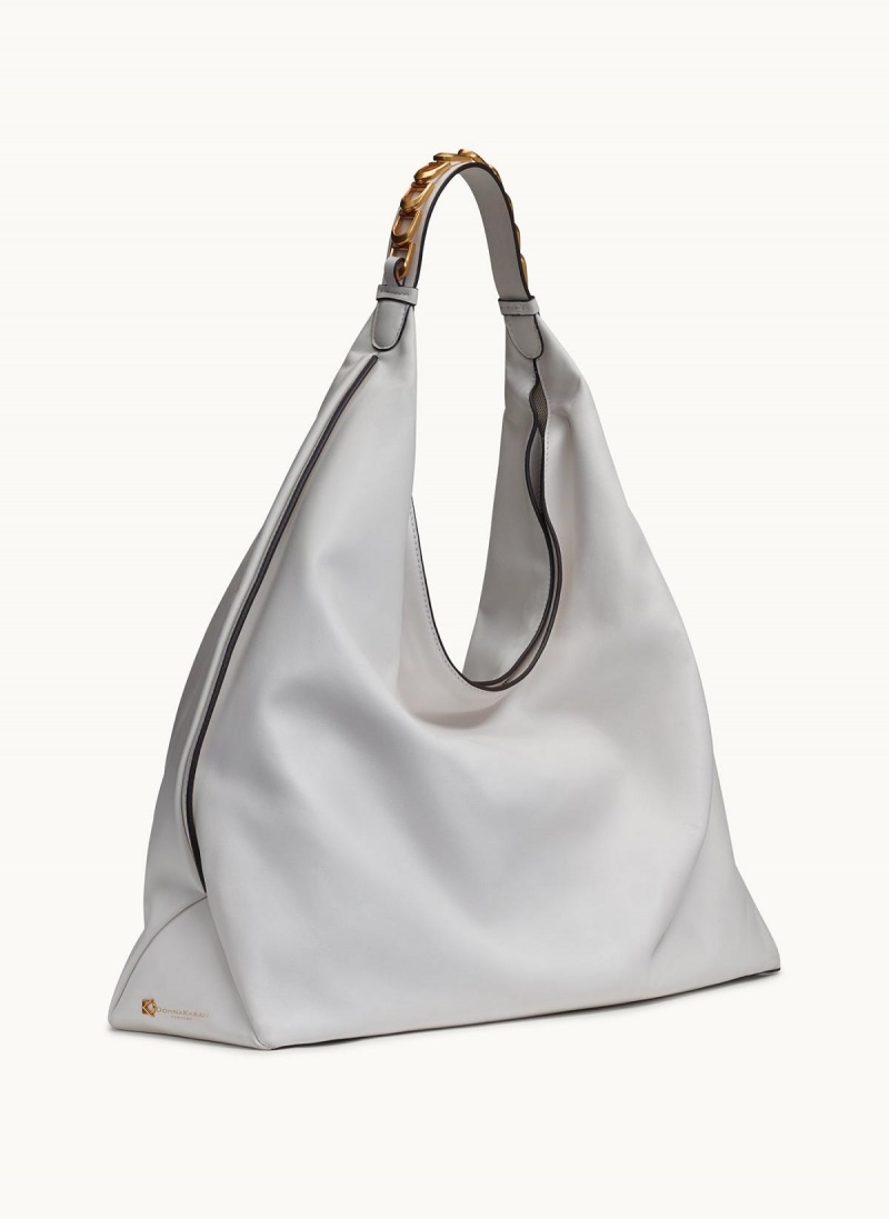 Bolso Hobo Donna Karan Bellmore Xl Blancas | Ecuador_DK20190