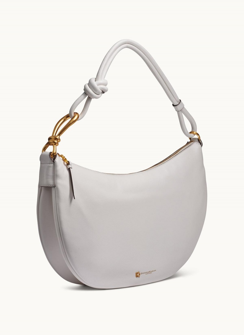 Bolso Hobo Donna Karan Roslyn Large Blancas | Ecuador_DK54183