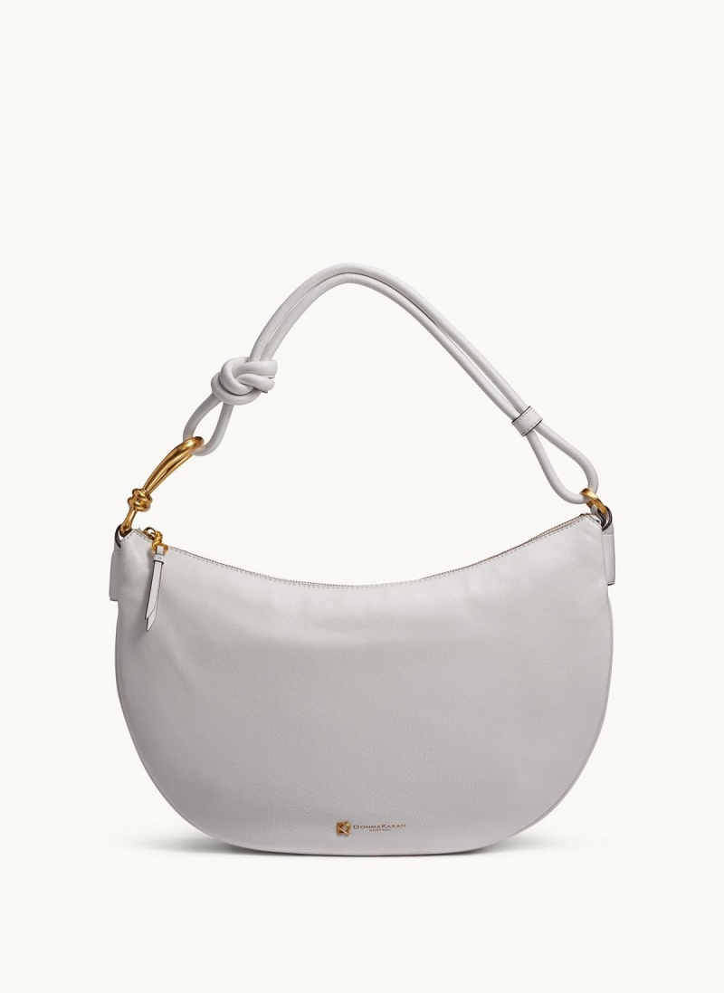 Bolso Hobo Donna Karan Roslyn Large Blancas | Ecuador_DK54183