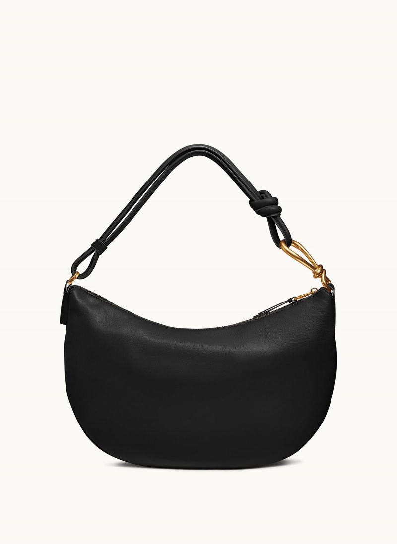 Bolso Hobo Donna Karan Roslyn Large Negras Doradas | Ecuador_DK80082