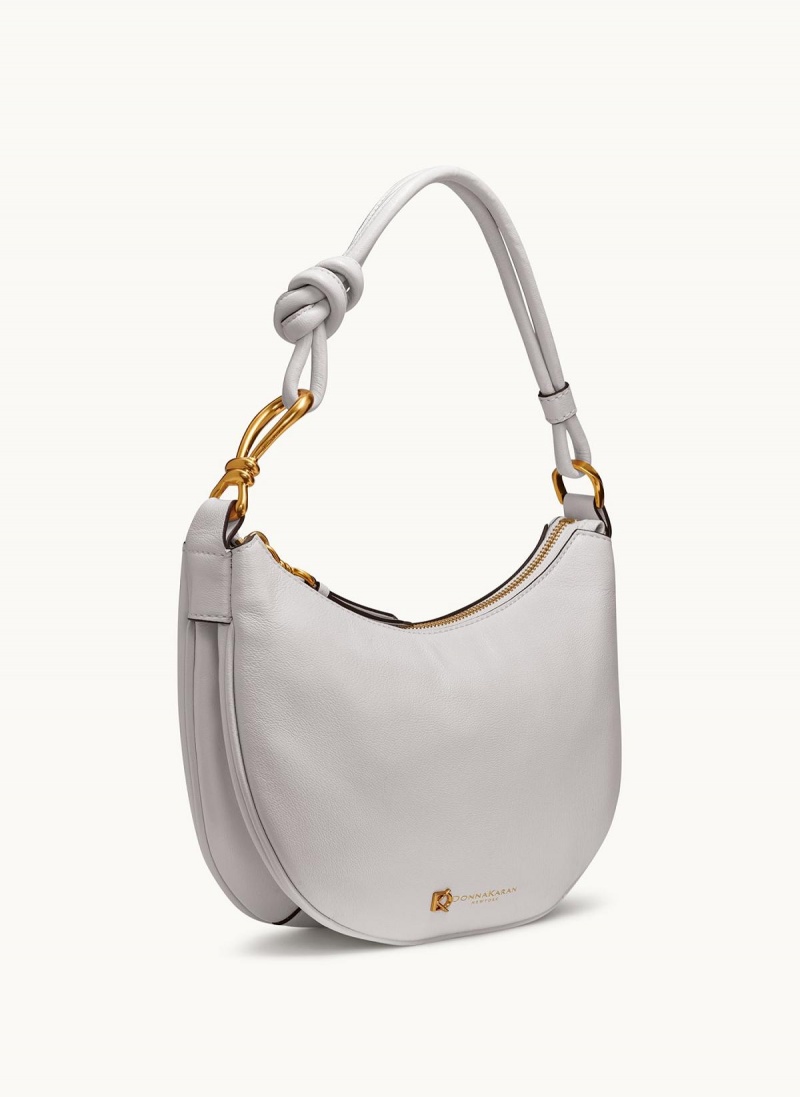 Bolso Hobo Donna Karan Roslyn Small Blancas | Ecuador_DK68383