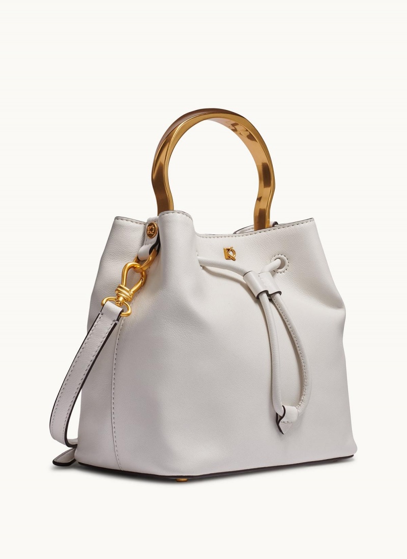 Bolso Satchel Donna Karan Lawrence Bucket Blancas | Ecuador_DK61451