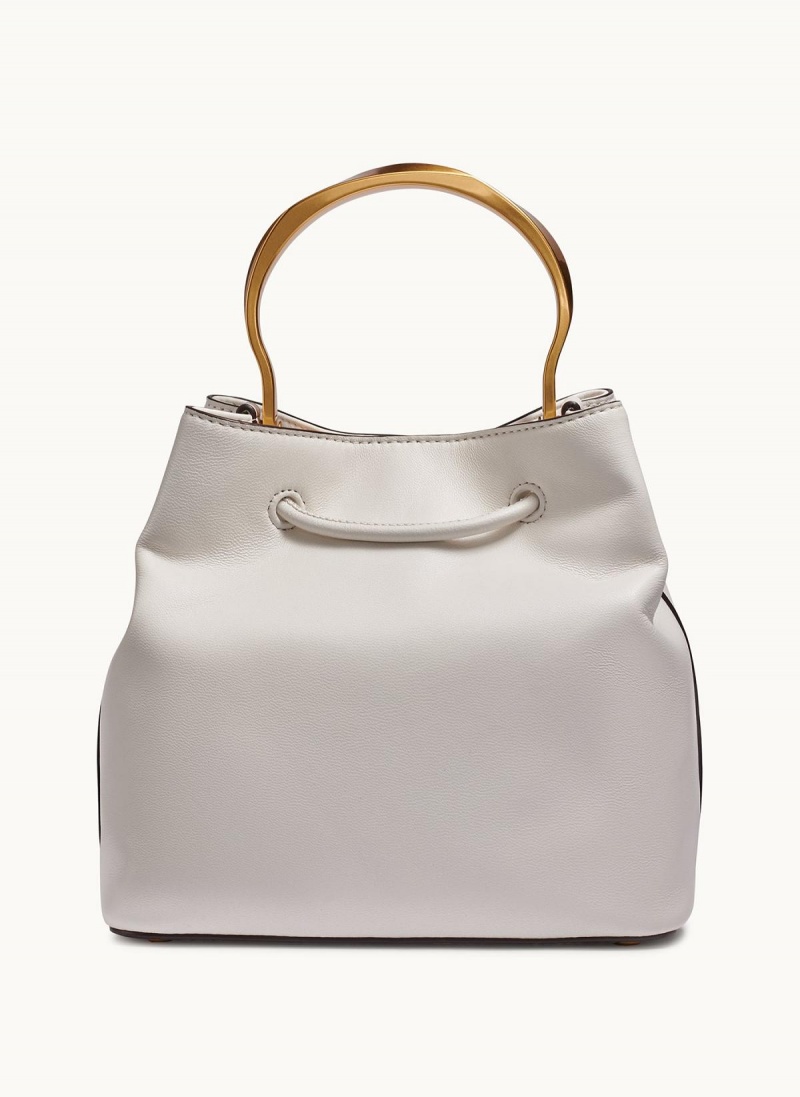 Bolso Satchel Donna Karan Lawrence Bucket Blancas | Ecuador_DK61451