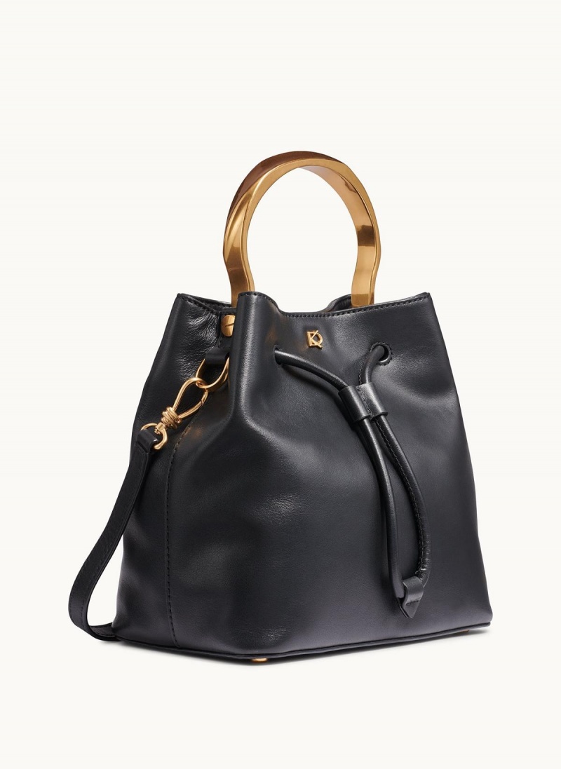 Bolso Satchel Donna Karan Lawrence Bucket Negras | Ecuador_DK62156