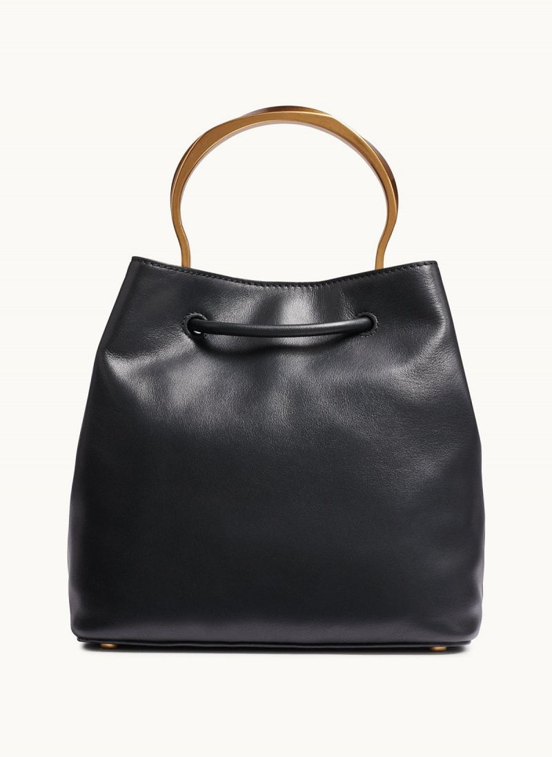 Bolso Satchel Donna Karan Lawrence Bucket Negras | Ecuador_DK62156