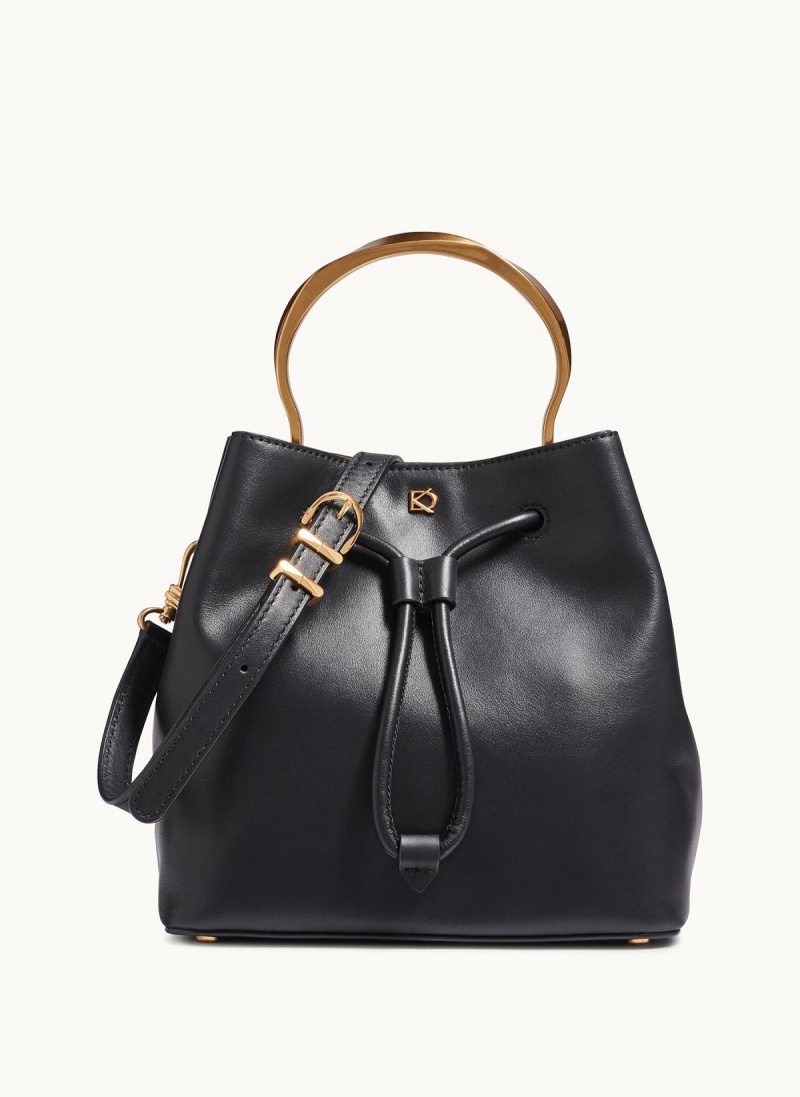 Bolso Satchel Donna Karan Lawrence Bucket Negras | Ecuador_DK62156