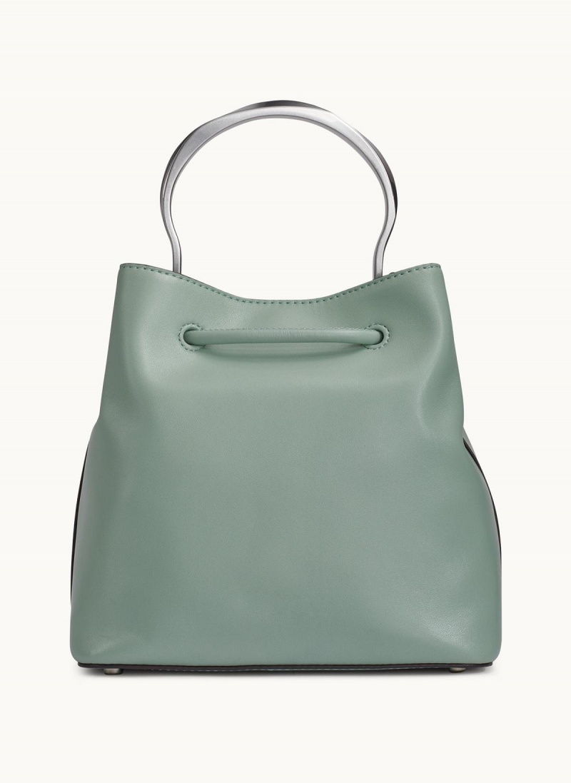 Bolso Satchel Donna Karan Lawrence Bucket Verde | Ecuador_DK28644