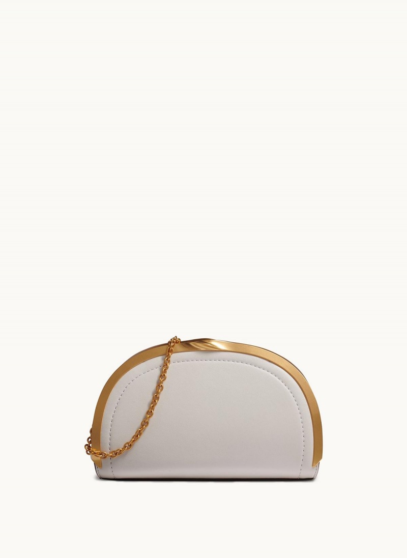 Bolso Satchel Donna Karan Lawrence Clutch Blancas | Ecuador_DK32546