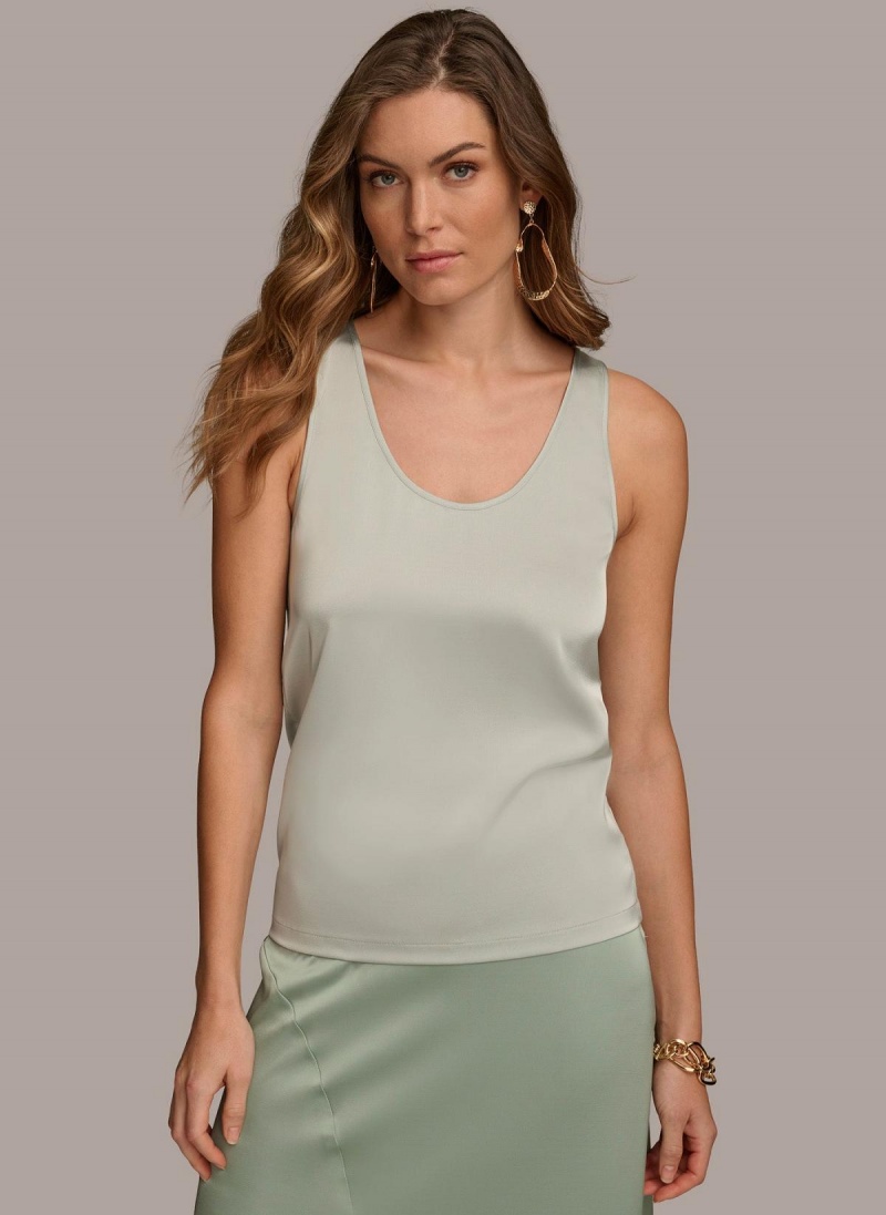 Falda Donna Karan Scoop Neck Tank Azules | Ecuador_DK69239