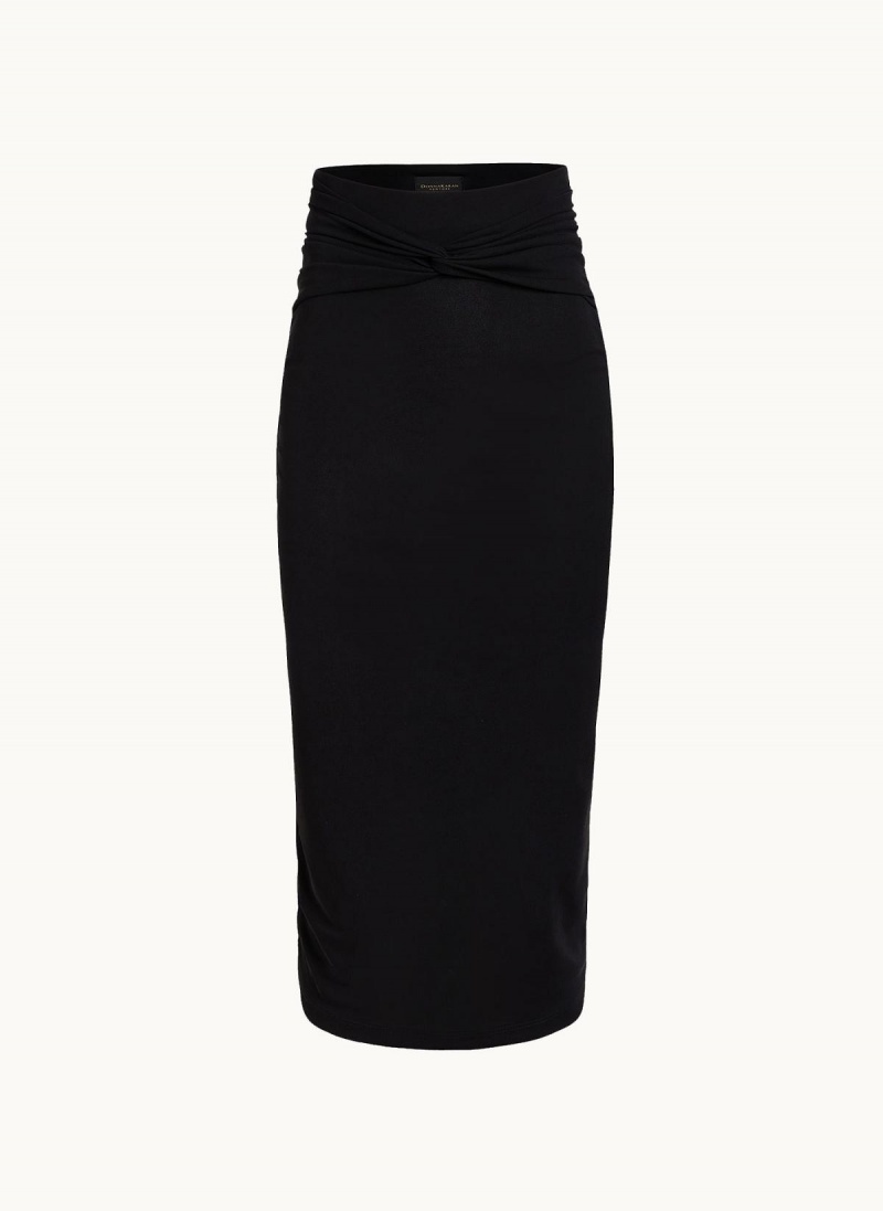 Falda Donna Karan Twist Waist Negras | Ecuador_DK71961