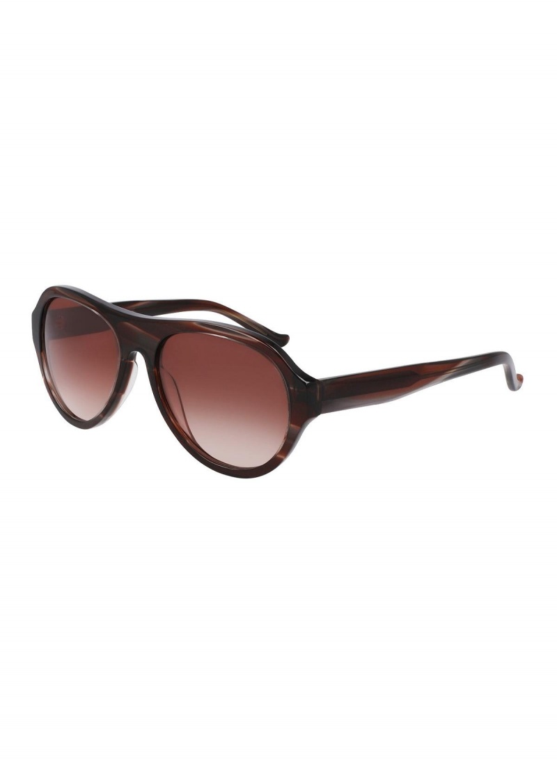 Gafas Donna Karan Aviator 56mm Modern Icons Rojas | Ecuador_DK75063