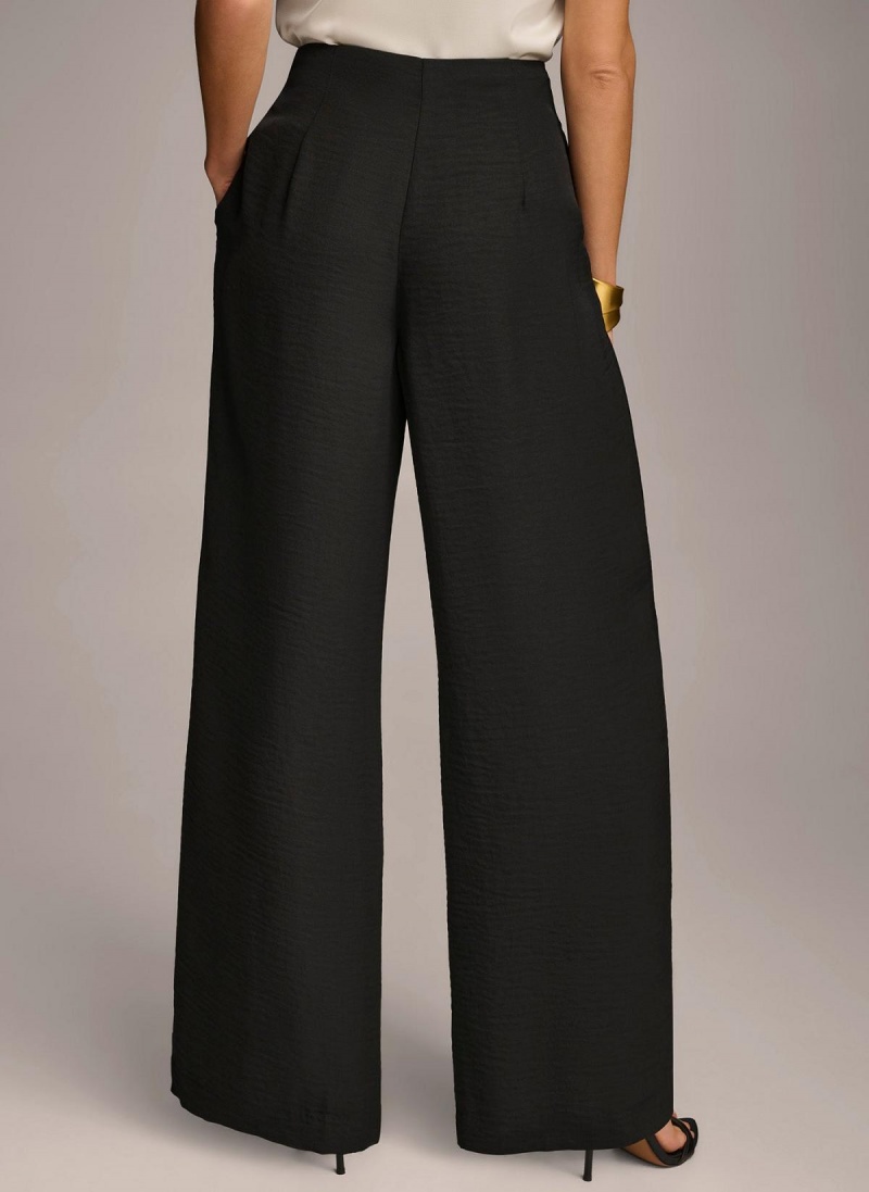 Pantalon Donna Karan High Waisted Negras | Ecuador_DK56556