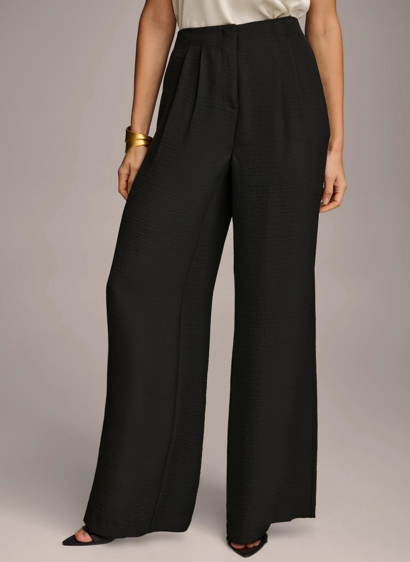 Pantalon Donna Karan High Waisted Negras | Ecuador_DK56556