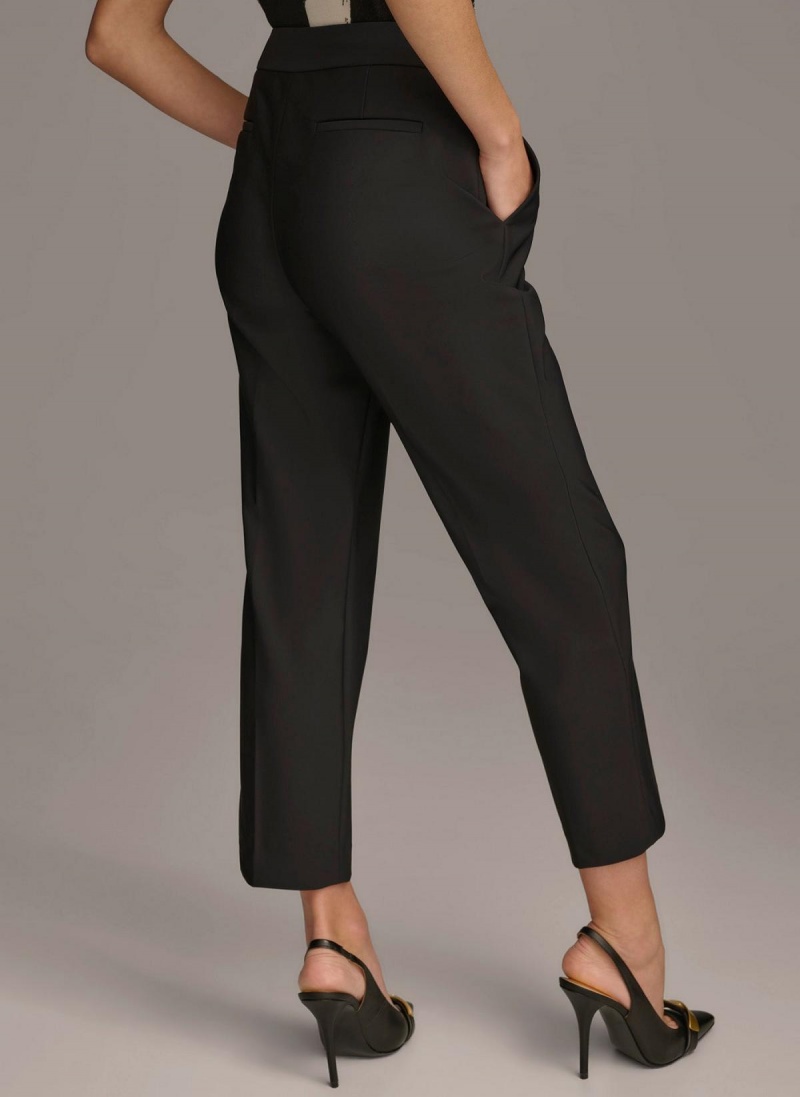 Pantalon Donna Karan Slim Leg Ankle Length Negras | Ecuador_DK93673