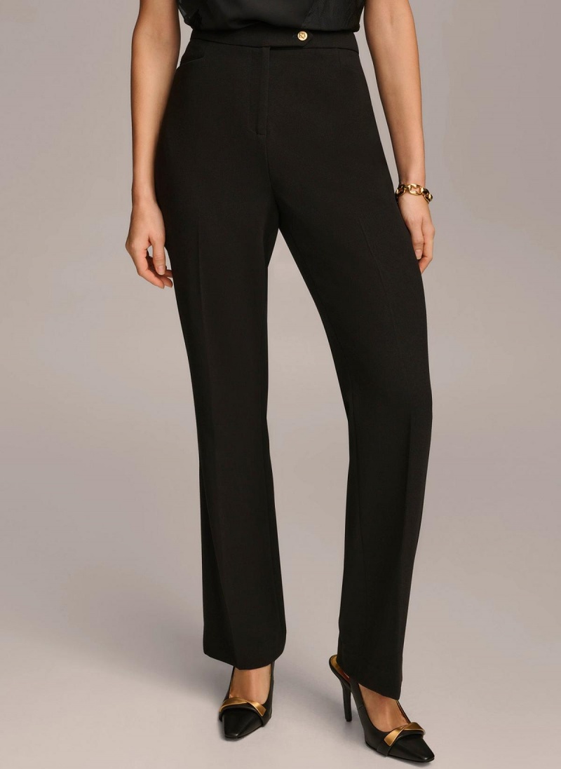 Pantalon Donna Karan Updated Modern Fit Negras | Ecuador_DK98297