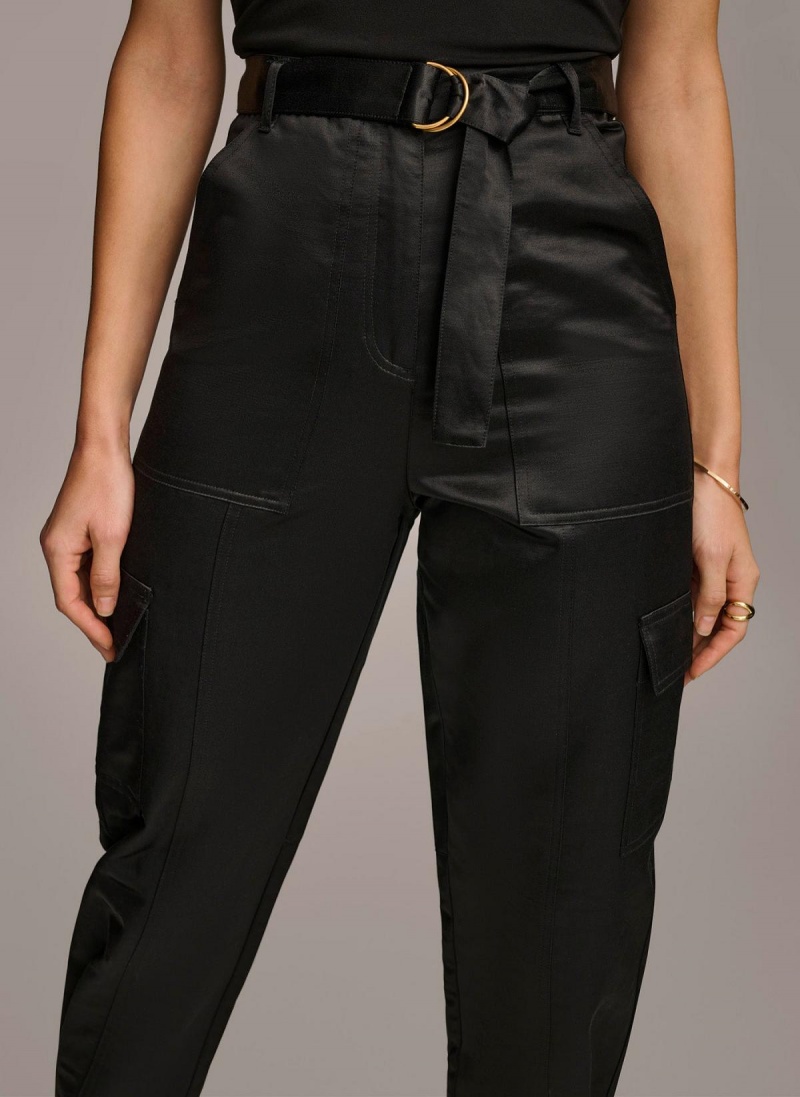 Pantalon Donna Karan Utility Negras | Ecuador_DK23398