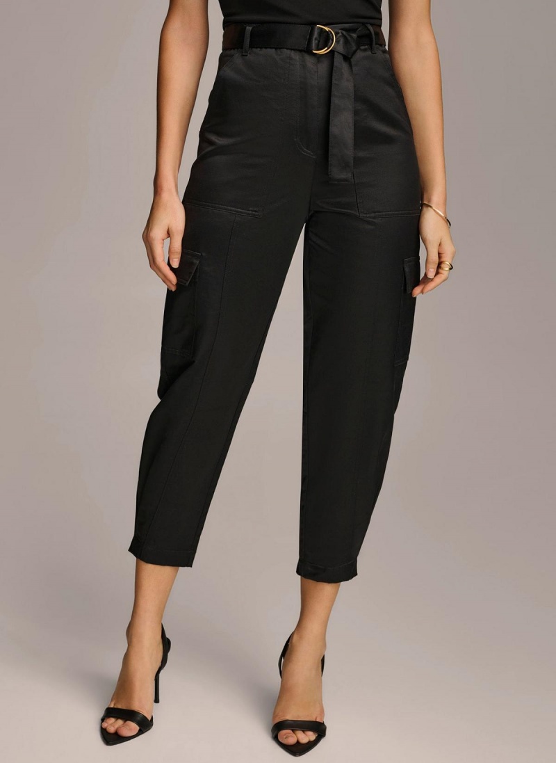 Pantalon Donna Karan Utility Negras | Ecuador_DK23398