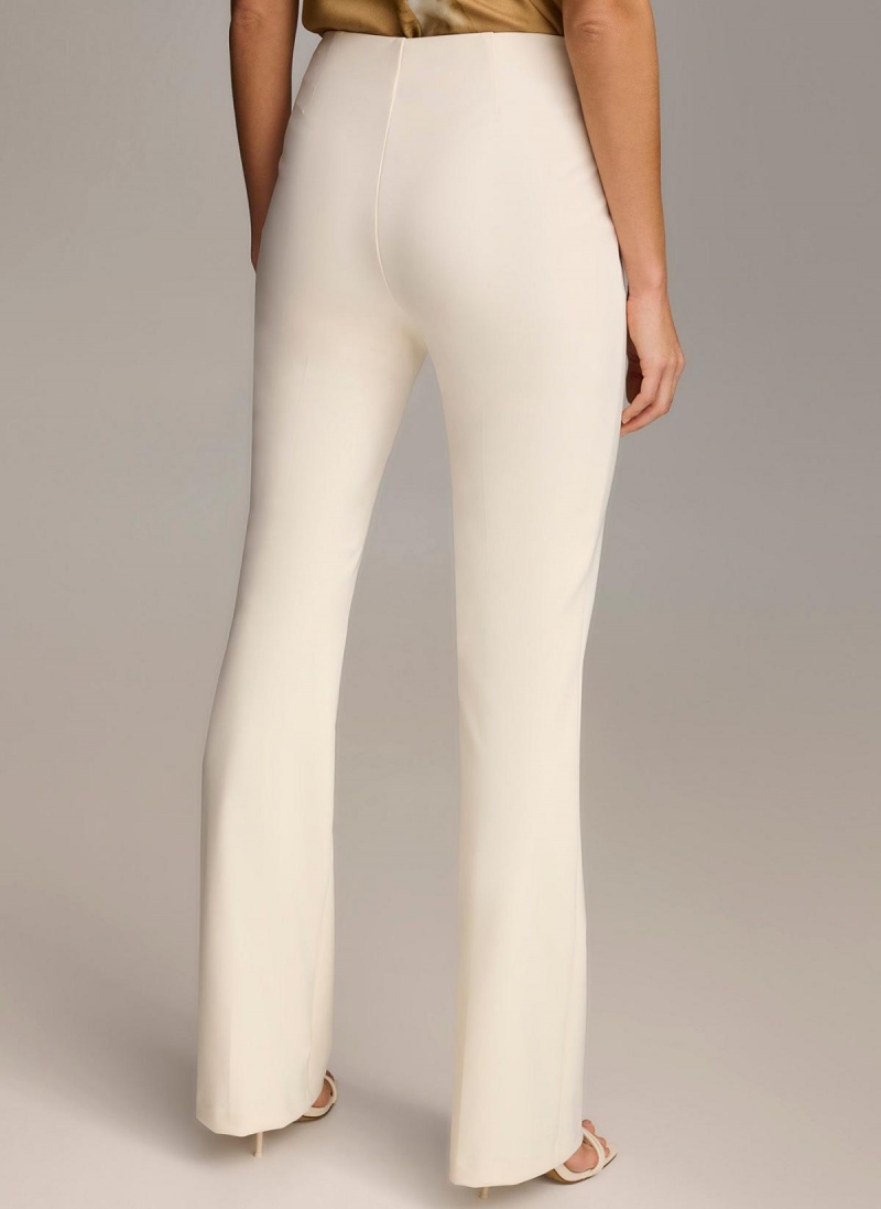 Pantalon Donna Karan Wide Leg Blancas | Ecuador_DK46102