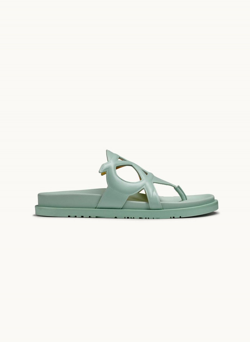 Sandalias Donna Karan Hatsy Flat Verde | Ecuador_DK17686