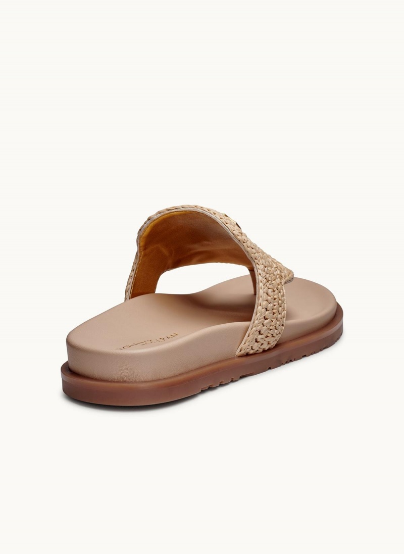 Sandalias Donna Karan Hira Flat Beige Beige | Ecuador_DK26282