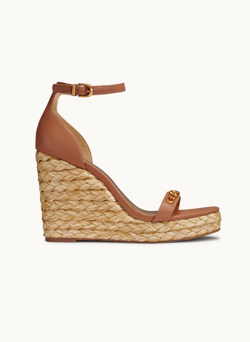 Sandalias Donna Karan Yulissa Ankle Strap Espadrille Marrones | Ecuador_DK48261