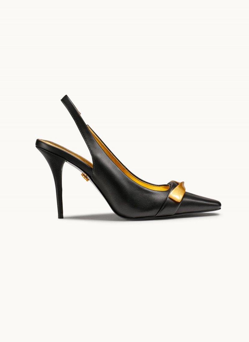 Tacones Donna Karan Sayer Slingback Negras | Ecuador_DK17935