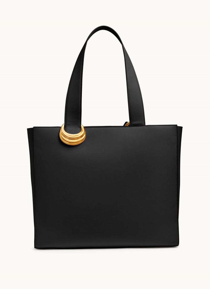 Tote Donna Karan Hewlett Negras Doradas | Ecuador_DK88577